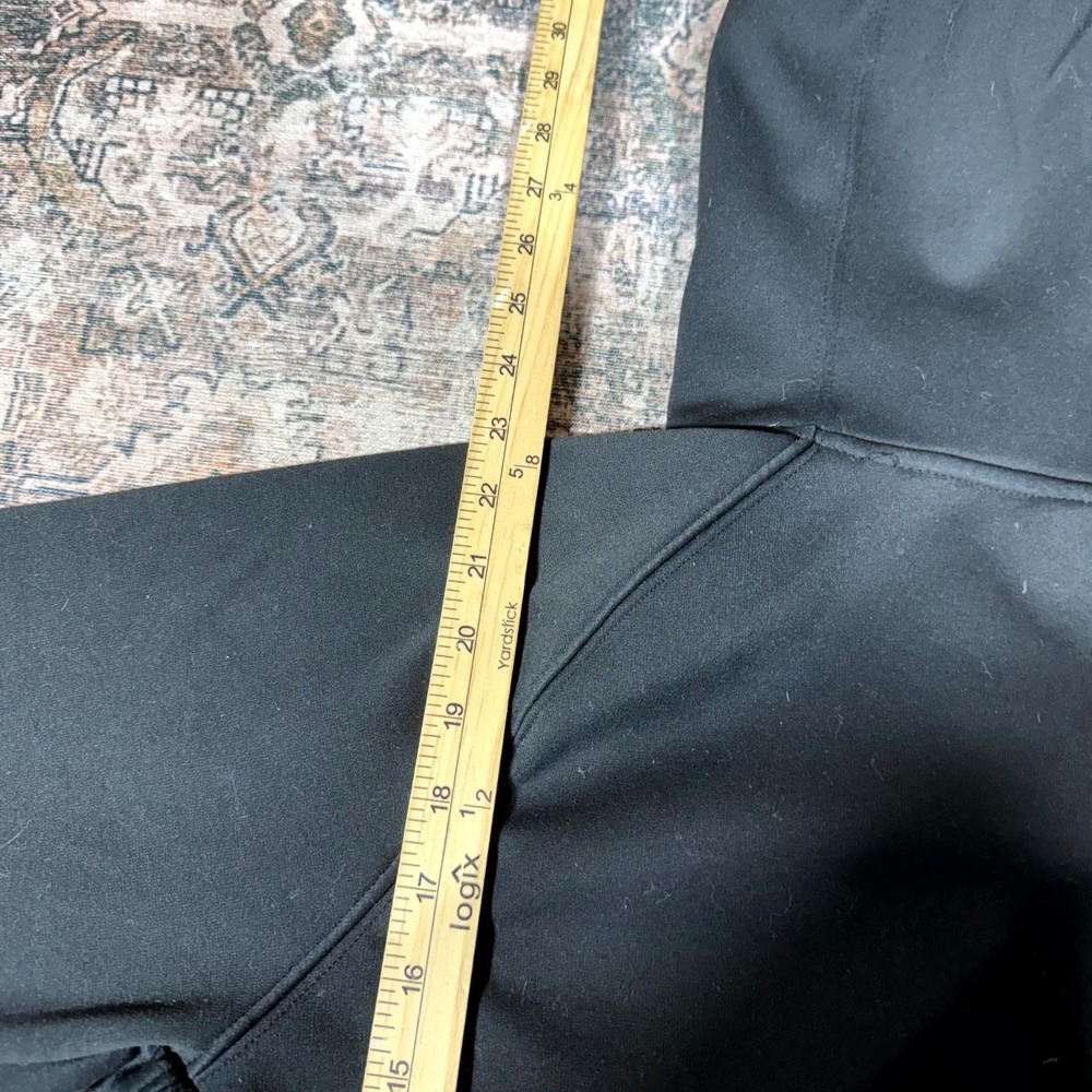 The North Face Pioneer Peak Hoodie Men S Black Fleece Lined Zip-Up Raglan Sleeve - Picture 6 of 8